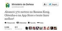Mensagem foi postada na manhã deste domingo  Foto: Reprodução