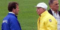 <p>Na Copa de 1998, Zico fez parte da comiss&atilde;o t&eacute;cnica da Sele&ccedil;&atilde;o Brasileira treinada por Zagallo</p>  Foto: AFP