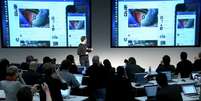 <p>Novo design foi apresentado pelo próprio CEO do Facebook, Mark Zuckerberg</p>  Foto: Reprodução