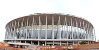 <p>Estádio Nacional passou por vistoria neste domingo</p>  Foto: Adalberto Marques/Agif / Gazeta Press