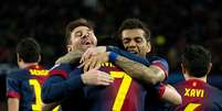 <p>Diários espanhóis exaltaram o Barcelona após 4 a 0 sobre o Milan</p>  Foto: Getty Images 