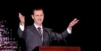 <p>Assad se reuniu em Damasco com o ministro das Relações Exteriores iraniano, Ali Akbar Salehi, nesta terça-feira</p>  Foto: AP