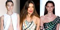 <p>Tops desfilam as tendências para o verão 2014</p>  Foto: Reprodução