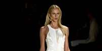 <p>Alicia Kuczman durante desfile da Cori, na &uacute;ltima edi&ccedil;&atilde;o do SPFW</p>  Foto: Bruno Santos / Terra