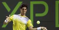 <p>Brasileiro derrotou Daniel Brands por 2 sets a 1, com parciais de 2/6, 6/4 e 6/2</p>  Foto: AP