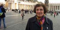 A irmã Cecília Berno em Roma, onde está em missão há cerca de seis meses  Foto: Mário Camera / Especial para Terra