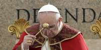 Papa Francisco celebra início da primeira Semana Santa de seu pontificado  Foto: AP