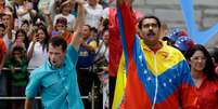 Henrique Capriles e Nicolás Maduro, os dois principais candidatos do pleito extraordinário de  2013 da Venezuela  Foto: AP
