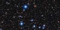 Estrelas jovens no aglomerado estelar aberto NGC 2547  Foto: ESO / Divulgação