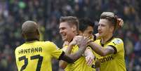 Piszczek fez um dos gols do Dortmund na vitória sobre o Stuttgart  Foto: Reuters