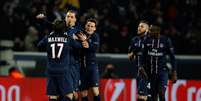 <p>PSG conseguiu empatar com Barcelona gra&ccedil;as ao gol ilegal de Ibrahimovic no segundo tempo</p>  Foto: Getty Images 