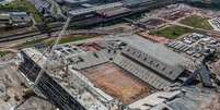 <p>Estádio em Itaquera irá sediar abertura da Copa do Mundo</p>  Foto: Odebrecht / Divulgação