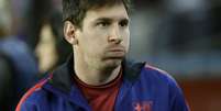 <p>Messi teve&nbsp;um problema no b&iacute;ceps femoral da perna direita</p>  Foto: Reuters