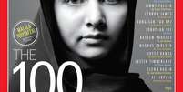 <p>Malala está na lista de 2013 das 100 personalidades mais influentes publicada pela revista americana Time</p>  Foto: Reprodução