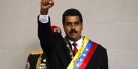 <p>O presidente venezuelano, Nicolás Maduro, tomou posse na sexta-feira em Caracas</p>  Foto: Carlos Garcia Rawlins / Reuters