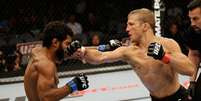 T.J. Dillashaw derrotou Hugo Wolverine por nocaute t&eacute;cnico ainda no primeiro round  Foto: Getty Images 