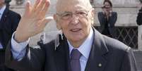 <p>Napolitano foi reeleito para mais um mandato neste sábado, após um acordo de última hora entre chefes de partidos </p>  Foto: Italian Presidency Press Office / Reuters