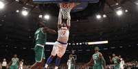 <p>Carmelo Anthony foi o destaque com 34 pontos e quatro rebotes</p>  Foto: Reuters
