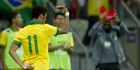 <p>Neymar perdeu grande chance no primeiro tempo, mas fez o segundo gol do Brasil no jogo</p>  Foto: Bruno Santos / Terra