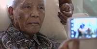 <p>Ex-presidente sul-africano Nelson Mandela, em foto recente</p>  Foto: AFP