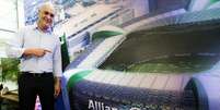 <p>Marcos aprovou o nome Allianz Parque para o novo estádio do Palmeiras</p>  Foto: Bruno Santos / Terra