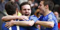 Mata deu a vitória ao Chelsea com um gol no final da partida  Foto: Reuters