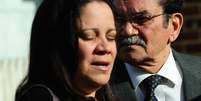 Maria Castro Montes e Julio Castro, prima e tio dos tr&ecirc;s irm&atilde;os acusados do sequestro em Cleveland  Foto: AFP