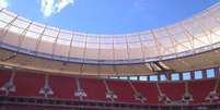 <p>Estádio Nacional Mané Garrincha, em Brasília, chega à reta final das obras</p>  Foto: Diogo Alcântara / Terra