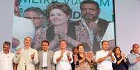 Dilma discursou durante evento de entrega de navio petroleiro à Petrobras, em Pernambuco  Foto: Roberto Stuckert Filho/Presidência da República / Divulgação