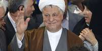 Akbar Hashemi Rafsanjani, ex-presidente do Irã, em foto do dia 11 de março de 2013, quando do registro da sua candidatura em Teerã  Foto: AP