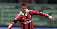 <p>Volta de Robinho, atualmente no Milan, é novamente um objetivo do Santos</p>  Foto: Getty Images 