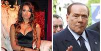 Combinação de imagens mostra Ruby (esq.) e Berlusconi (dir.)  Foto: Reuters