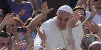 <p>Papa Francisco durante celebração no Vaticano</p>  Foto: AP