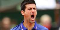 Djokovic vibra nesta segunda-feira; s&eacute;rvio superou in&iacute;cio ruim para eliminar Kohlschreiber  Foto: Getty Images 