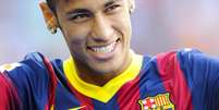 <p>Neymar veste camisa do Barcelona; volta à Seleção programada para terça a qualquer horário</p>  Foto: Getty Images 