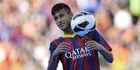 <p>Neymar foi apresentado como novo reforço do Barcelona</p>  Foto: AP