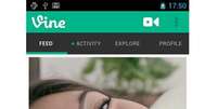 <p>Vine permite a publicação de vídeos de até seis segundos</p>  Foto: Reprodução