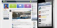 Aplicativo da rede social Colab, para melhorar vida nas cidades, está disponível para iOS e Android  Foto: Divulgação