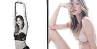 <p>Gisele Bündchen posa para campanha de sua linha de lingerie</p>  Foto: Facebook / Reprodução