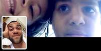 <p>Jogador Daniel Alves usou a webcam nesta ter&ccedil;a-feira&nbsp;para matar a saudade dos filhos Victoria e Daniel</p>  Foto: Instagram / Reprodu&ccedil;&atilde;o