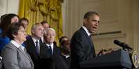 Obama fala sobre imigração na Casa Branca  Foto: AP