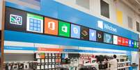 <p>Pontos de venda especiais da Microsoft nas lojas da Best Buy nos Estados Unidos</p>  Foto: AP