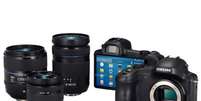 Fotos vazadas sugerem uma câmera com lentes intercambiáveis e rodando Android  Foto: Tinhte / Reprodução