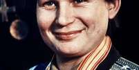 Em 16 de junho de 1963, a russa Valentina Tereshkova tornou-se a primeira representante do sexo feminino a viajar ao espaço  Foto: AP