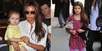 Harper Beckham e Suri Cruise  s&atilde;o &iacute;cones da moda infantil  Foto: Grosby