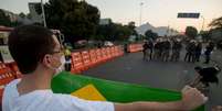 <p>Três dos quatro jogos da Copa das Confederações tiveram protestos; cena será repetida em Fortaleza</p>  Foto: Mauro Pimentel / Terra