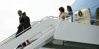Obama desembarcou no Aeroporto Internacional de Belfast  Foto: AP