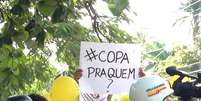 <p>Protestos e manifestações por todo o Brasil atingem organização da Copa do Mundo</p>  Foto: Diego Garcia / Terra