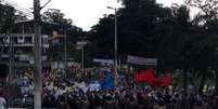 <p>A Tropa de Choque foi acionada para tentar controlar os protestos em Belo Horizonte</p>  Foto: Diego Garcia / Terra