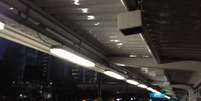 <p>Estação Berrini completamente lotada pouco antes das 19h</p>  Foto: Vinícius Maran / vc repórter